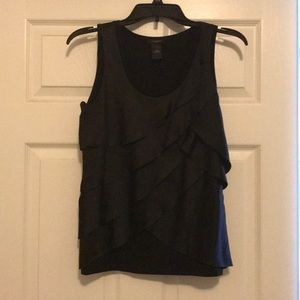 Black layered blouse